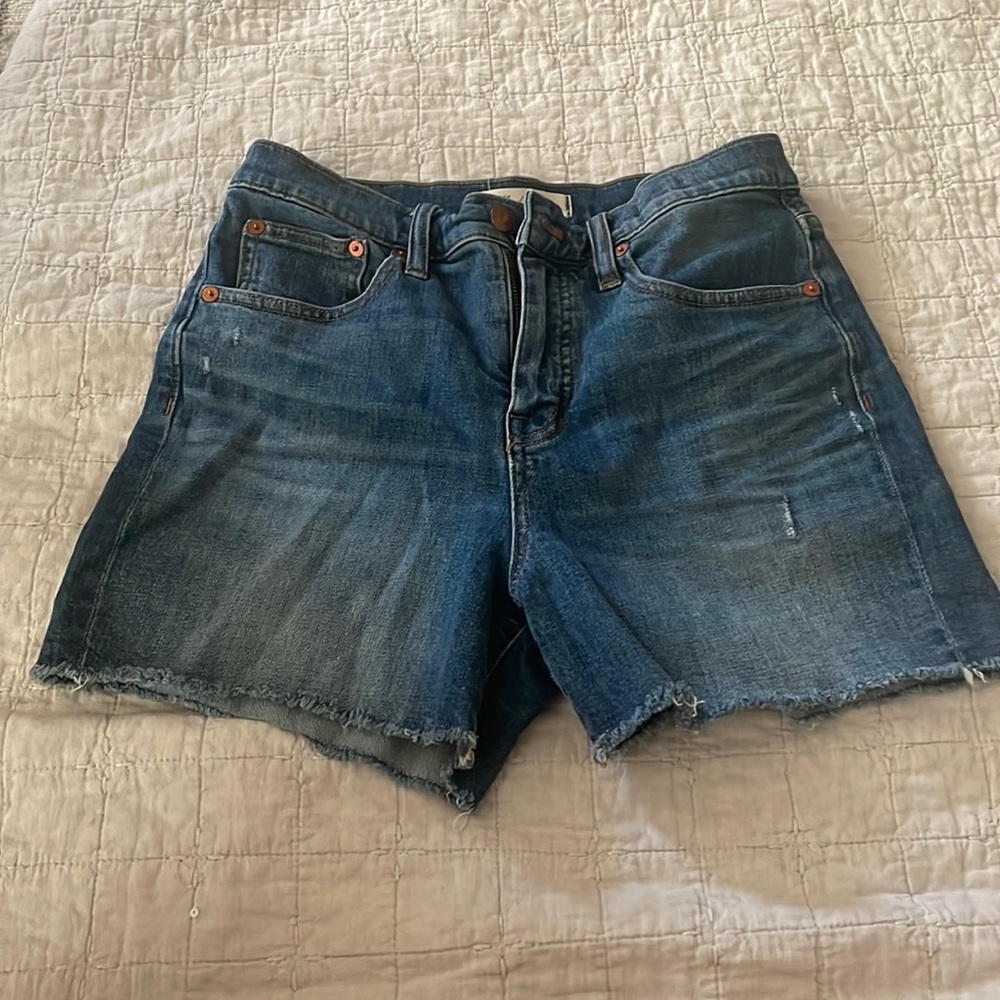 Madewell high rise shorts